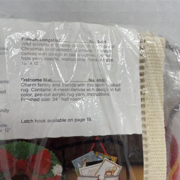 1980 Christmas Latch Hook Kit Artcraft Concepts Santa Cardholders - Picture 5 of 8